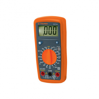 TRUPER MUT-33 Тестер, Мультиметр, Comfort, підсвітка (200mV-500V) 1 Bat 9V