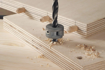 Wolfcraft Упор ограничения глубины (3 шт.) Ø 6, 8, 10 // 2755000