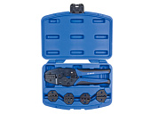 KING TONY Кримпер храповичный для обжима изолированных наконечников 5 Предметов | 67G0005