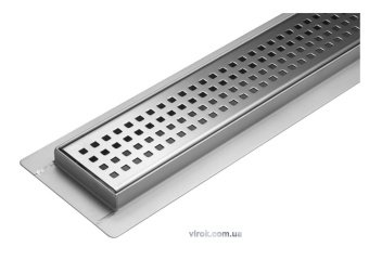 FALA Трап підлоговий для душу з нержавіючої сталі "TOCANTINS" ; 90х 7х 5,2 см  | 75373