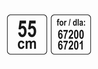 LUND Шланг з соплом для парових очисників 67200, 67201 : l= 55 см  | 67203