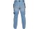 YATO Штани робочі джинс стрейч YATO розмір S/ 74-82 см, ріст- 164-172 см, голубі, 17 кишень, 71% бав