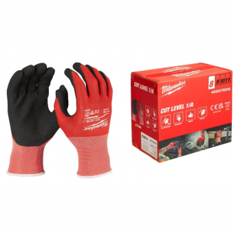 MILWAUKEE Перчатки с уровнем сопротивления порезам 3, размер M/8 (Многоштучная упаковка - 144 пары) 