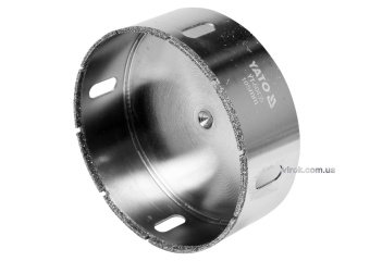 YATO Свердло по гресу і кераміці YATO, Ø= 105 мм, при сухому і мокрому режимах  | YT-60435