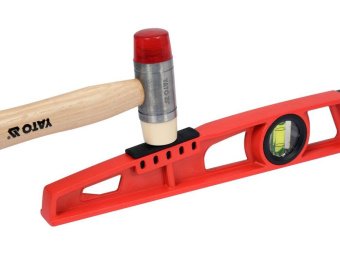 Рівень з алюмінієвим корпусом для викладання плитки YATO: L= 600 мм. 2 капсули, 4 магніти [30]