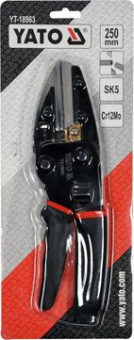 YATO Ножиці багатофункційні YATO : L= 250 мм, CrMo + SK5 58-62 HRC + 4 запасних леза  | YT-18963