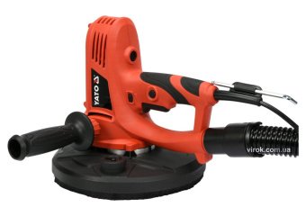 YATO Шліфмашина YATO для штукатурених і гіпсових поверхонь з пилозбірником, P=1220 Вт, платформа Ø=2