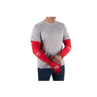 MILWAUKEE Нарукавник червонийз опором порізам 3 рівня, 45см | 4932478585