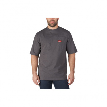 MILWAUKEE Футболка с короткими рукавами серая WTSSG-XXL 4933478235 | 4933478235
