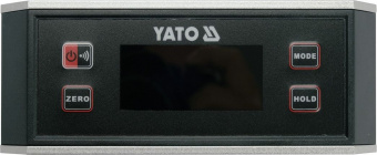 YATO Рівень електронний з дисплеєм YATO: l= 150 мм. з магнітом, живлення від 2х 1,5 В батарейки ААА 