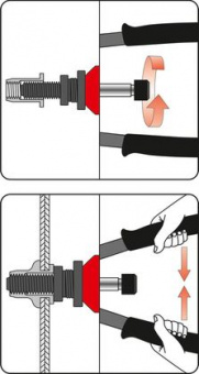 YATO Заклепочник дворучний YATO для нітогайок М3-12 мм, l=360 мм  | YT-36128