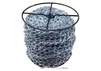 VIROK Ланцюг кручений ланкою оцинкований ТМ "" DIN 5686; Ø= 3 мм, 25 кг, l= 104 м ± 1,0% (TR) | 86V4