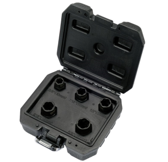 YATO Набір головок для видал. зломаних гвинтів YATO : квадрат 3/8", М10, 11, 13, 14, 16 мм, 5 шт. в 