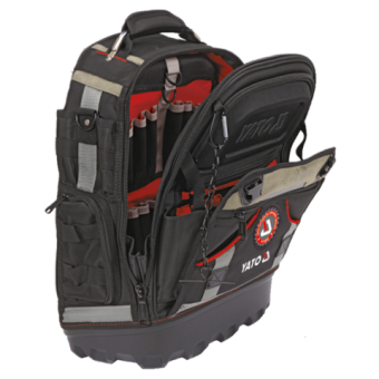 Рюкзак для інструментів YATO з 2 плечовими пасами,75 кишень,385x200x485 мм, з армованого нейлону [6]