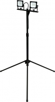 YATO Прожектори з SMD-діодним випромін. YATO: 2 x 20 Вт, 230 В, 2 x 1900 Lm, на штативі h= 0.6-1.22 