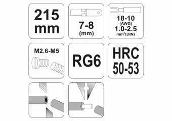 YATO Знімач ізоляції YATO, L=215 мм  | YT-2293