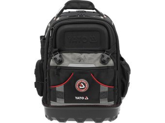 Рюкзак для інструментів YATO з 2 плечовими пасами,75 кишень,385x200x485 мм, з армованого нейлону [6]
