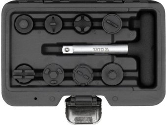 Ключі для пластикових оливозливних пробок YATO: до квадрату- 3/8", 9 шт [20]