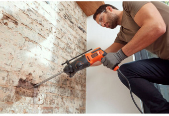 Перфоратор мережевий BLACK+DECKER, SDS-Plus, 650 Вт, 1.6 Дж, 0-5180 уд/хв