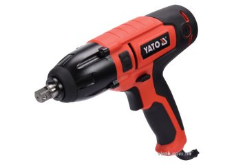 YATO Гайковерт ударний мережевий YATO: 1/4" HEX x1/2" F, 450Вт, 450Нм, 3300 об/хв + 4 головки і кейс