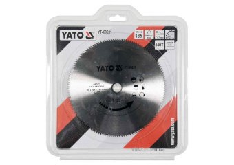 YATO Диск пиляльний по ламінованих плитах, ламінату YATO: Ø=185x1.7x20 мм, 140 зубців, R.P.M до 9000
