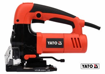YATO Лобзик ручний мережевий YATO : P= 600 Вт, 500-2500 об/хв, глибина різу метал/дерево- 10/130 мм 