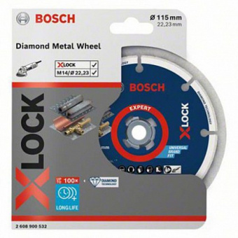 Диск алмазний Bosch X-Lock Expert (115x22.23 мм) (2608900532)
