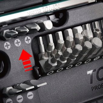 Профессиональный набор инструмента TOPTUL 1/4" 41ед. GADW4101