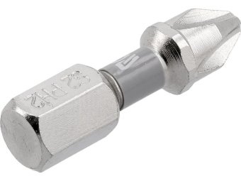 Насадка викруткова YATO PH2 х 25мм. HEX 1/4", покрита нікелем, 2шт.[10]