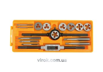 VOREL Плашки та мітчики : Набір 16 Шт/Уп.  | 24295