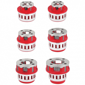 MILWAUKEE Набір головок для нарізання різблення, (для FPT2) (6шт), PACKOUT | 4932480249