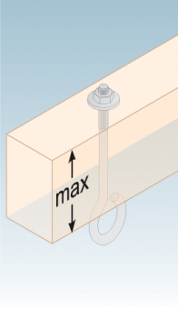 Domax MHD 120 Крепление для качелей 120, M12
