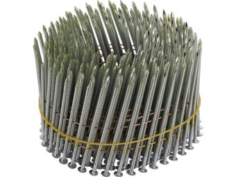 Цвяхи барабанні до пневматичного пістолета YT-09214 VOREL: L=75мм, Ø=2.5мм, кут 15-16˚, 3600шт [1]