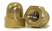 Гайка латунная колпачковая Din 1587 M3  (уп 500 шт.)