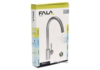 FALA Змішувач води для раковини "STEELY 1" з кульовим регулятором  | 75716