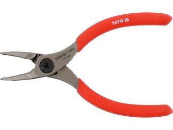 Щипці SEGERA для стопорних кілець YATO прямі стискні, l= 145 мм, розвід- 12-25 мм [6/48]