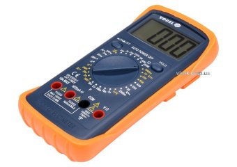 VOREL Мультиметр для вимірювання електричних параметрів : цифровий, висота цифр- 25 мм  | 81783
