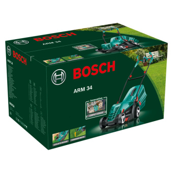 Газонокосарка електрична Bosch ARM 34 (1300 Вт)
