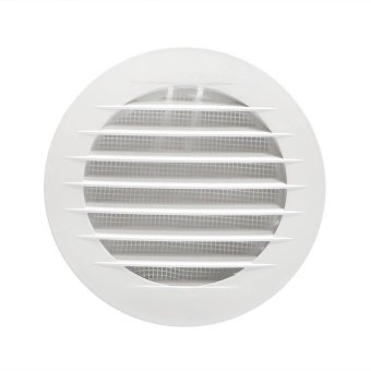 Решітка вентиляційна кругла d 184 мм, з сіткою, нахилені жалюзі, фланець d 150 мм Air | 61-192