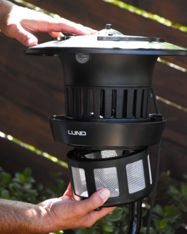 Світильник проти комах з вентилятором LUND, від електр. мережі 230 В, 15 Вт, 1140х315 мм(DW)