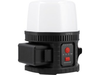 Світильник SMD-діодний, переносний YATO акумуляторний 18В, зона- 360°, 3 режим- 2500/ 5000/ 10000 Lm