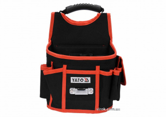 YATO Сумка для інструментів і цвяхів YATO з 4 відкритими і 4 прошитими кишенями  | YT-74172