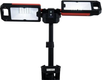 YATO Прожектори 2 шт. 2828 SMD-діодні YATO: акумул. 4,7 В, 500-5000 Lm, на штативі h= 95-140 см  | Y