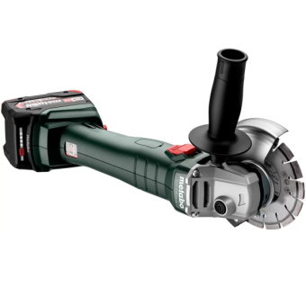 Акумуляторна кутова шліфмашина Metabo W 18 L 9-125 Quick (18 В, 2х5.2 А*год, 125 мм) (602249650)