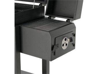 Барбекю вугільний з коптильнею LUND, решітка- 54,5x23,5 см, розмір - 112x62x121 см [1]