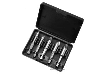 YATO Набір екстракторів YATO : HEX 1/4", HSS 4241, для видалення зломаних гвинтів 5 шт  | YT-06035