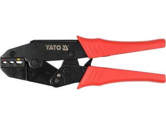 Набір електричних роз'ємів з ізоляцією і клем YATO: 500 шт, 50 пластик. хомутів і затискач в футлярі