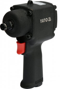 YATO Гайковерт ударний пневматичний MINI YATO: квадрат 1/2", F=680 Nm, роб. тиск- 6,3Bar при 165л/хв