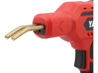 Паяльник для пластика YATO акумул. Li-Ion 18 В 2 АГод, 60 Вт, макс. t= 500ºC у футлярі з обладнанням