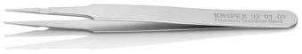 KNIPEX SMD Пинцет для прецизионных работ металл, прямой 120мм | 92 01 03